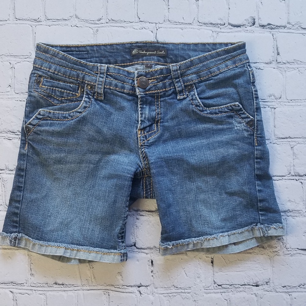 Underground Soul Denim Shorts Sz 7